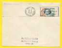 FRANCE / 1963 BEETHOVEN # 1382 ENVELOPPE FDC & SECAP (ref 518) - Brieven En Documenten