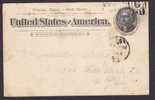 United States One Cent Postal Stationery Ganzsache NEW YORK 1894 To New York Library - ...-1900