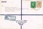 Carta Certificada LONDON (Gran Bretaña) 1946 - Lettres & Documents