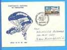 Parachute .  Romania  Cover  Registred 1984 - Parachutting