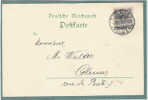 N148 - COLMAR - 1900 - Sur CP Au Tarif Local 2 Pfennig Avec 2 Reichspost Seul Sur CP - - Andere & Zonder Classificatie