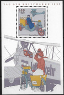 1997 Deutschland Germany  Mi. Bl. 41** MNH  Historisches Flugzeug Und Dreirädriger Motorwagen Für Den Posttransport - 1991-2000