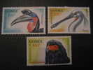 Rep. GUINEE Yvert Air Mail 26/8 Unhinged Birds Oiseaux Pajaros Aves Set 3 Stamps Africa Guinea - Collections, Lots & Séries