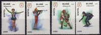 Belarus / Bielorussie. J.O. De Lillehammer 1994.  4 T-p Neufs  ** - Winter 1994: Lillehammer