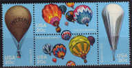 Ballons A Air Chaud Et Helium .  4 T-p Neufs ** Yv.# 1464/67 - Montgolfières