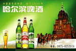 K - BE - 27   @     Harbin     Beer  ,     ( Postal Stationery , Articles Postaux ) - Beers