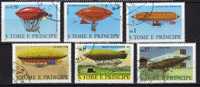 Sao Tome Und Principe, 1979, Mi 626-631, Gestempelt, Zeppelin @ - Zeppelin