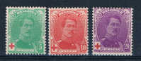 129-131 CROIX ROUGE XXX (MNH) - 1914-1915 Croce Rossa
