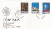 New Zealand-1983 Christmas   FDC - Ohne Zuordnung