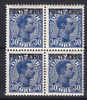 Denmark Postfærge 1926 Mi. 7   30 Ø King König Christian X POSTFÆRGE 4-Block MNH** !! - Paquetes Postales