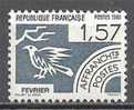 1 W Valeur Non Oblitérée, Unused - FRANCE - Préoblitéré * 1985 - N° 3850-37 - 1964-1988