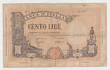 ITALY 100 Lire 1942 P 59 Rare - 100 Lire