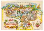 Venezuela Carte Déssinée Du Pays Map Illustrated - Venezuela