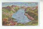 Postcard - Der Wallensee   (1384) - Lens