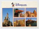 Cpm DISNEYLAND PARIS Le Chateau De La Belle Au Bois Dormant Multi Vues - Disneyland