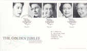 Great Britain 2002 The Golden Jubilee FDC - 2001-10 Ediciones Decimales
