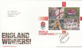 Great Britain 2003  England Winners Souvenir Sheet FDC - 2001-2010 Em. Décimales