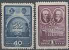 RUSSIA (USSR) -(H4807)-YEAR 1948-(Michel 1286-1287)- 50th Anniversary Of Moscow Art Theatre-- MLH (*) - Unused Stamps