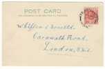 Nigeria 1934 Postcard To UK Ebute Metta --(@) - Nigeria (...-1960)