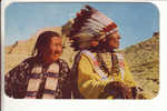 CPSM D'indien D'amérique (USA): Indian Chief And Squaw - Unclassified