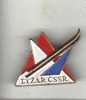 Czechoslovakia Old Pin Badge - Czechoslovakia Skking Association Pin LYZAR CSSR - Winter Sports