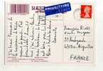 - GRANDE-BRETAGNE . AFFRANCHISSEMENT SIMPLE SUR CP DE 1998  POUR LA FRANCE - Storia Postale