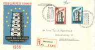 NETHERLANDS  1956 EUROPA CEPT FDC - 1956