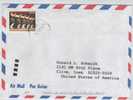 Greece Cover Sent To USA 10-7-2002 - Storia Postale