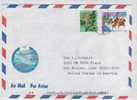 Switzerland Air Mail Cover Sent To USA 2002 With Topic Stamps BIRD And HORSES - Erst- U. Sonderflugbriefe