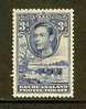 BECHUANALAND 1938 MNH Stamp(s) George VI 3d Ultramarin 105 - 1885-1964 Herrschaft Von Bechuanaland