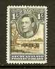 BECHUANALAND 1938 Hinged Stamp(s) George VI 1SH  108 - 1885-1964 Bechuanaland Protettorato