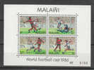 Malawi   -   1986.  Mexico '86.  Foglietto  MNH,  Fresh, Numbered, Rare - 1986 – Mexiko