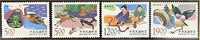 1998 Chinese Fables Stamps Turtle Frog Snake Shell Clam Fox Idiom Well Tiger Snipe Bird - Coquillages