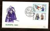 Belgique Belgie 1981 FDC  OCB N° 2006-07 (°) Used  Cote 4,00 Euro Cept Europa Erembodegem - 1981-1990