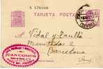 3546  Entero Postal, RIBAS DE FRESSER 1933,  Gerona, Rep. Española, Entier Postal - 1931-....