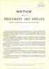 AVIATION.NOTICE POUR LE REGLEMENT DES DEGATS CAUSES PAR DES EXERCICES AERIENS. - Aviation