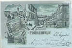 Porrentruy Souvenir Guggenheim 1499 Pionniere 1900 Hopital, Rue Du Marché , Rue Des 2 Clefs - Porrentruy