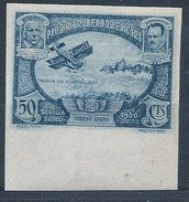 ES587SGV-L1588TA.1º VUELO SOBRE EL ATLANTICO.PRO UNION IBEROAMERICANA .AEREO. 1930   (Ed 587s**) Nuevo,sin Charnela. - Unused Stamps