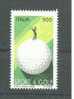 ITALIE  GOLF GOLFER EN BAL   1988  ** - Golf