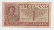 NETHERLANDS 1 GULDEN 1949 P 72 - 1 Gulde