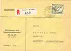 Carta Certificada  AEUGST Am ALBIS ( Zurich) 1958 - Lettres & Documents