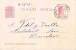 Entero Postal VICH (barcelona)  1932. Republica AMBULANTE - 1931-....