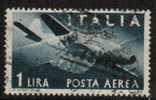ITALY   Scott #  C 106  F-VF USED - Luftpost