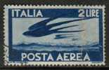 ITALY   Scott #  C 107  F-VF USED - Poste Aérienne