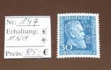 Bund Michel Nr: 147    Postfrisch MNH **  #1862 - Unused Stamps