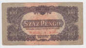 Hungary Russian Occ. 100 Pengo 1944 P M8 - Hongrie