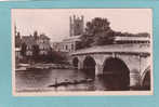 HENLEY - ON - THAMES  -  BRIDGE & CHURCH  -  1907  -  TRES BELLE CARTE PHOTO  - - Altri & Non Classificati