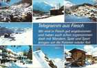 Telegramm Aus Fiesch 7-Bilder-Karte 1985 - Fiesch