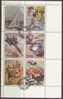 Sharjah 1972 Transport Motorbikes, Cars, Horses, Cycling,Aviation  Sheet Of 6 Obliteries/used - Vélo