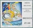 AW0521 Mexico 1983 The Bolivarian Portrait 1v MNH - Engravings